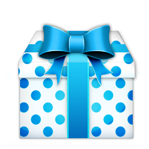 Blue Christmas Gift Free Photo PNG Image
