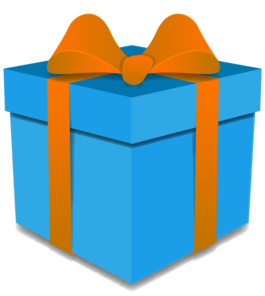 Blue Vector Gift Free HD Image PNG Image