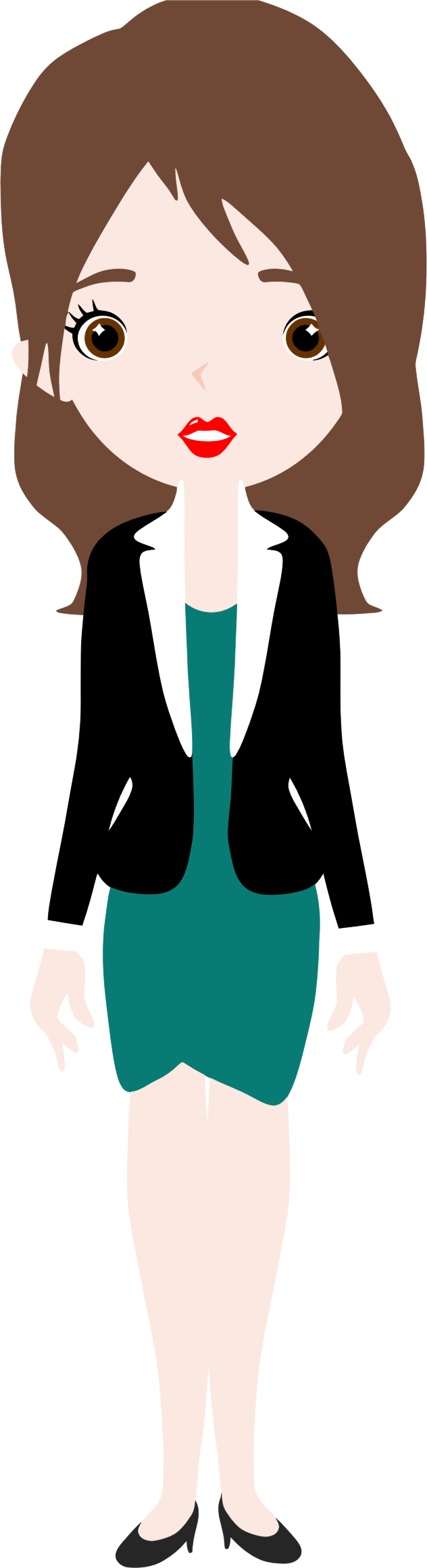 Woman Vector Business Free Clipart HQ PNG Image