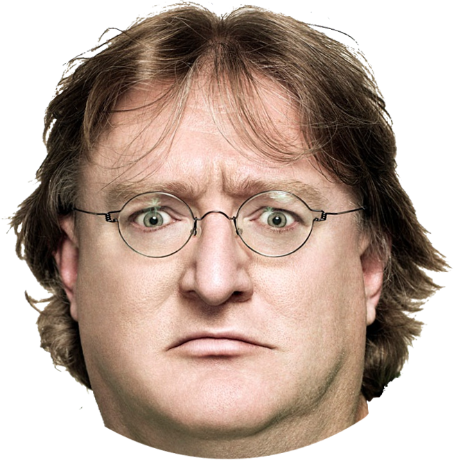 Halflife Head Behavior Newell Human Gabe PNG Image