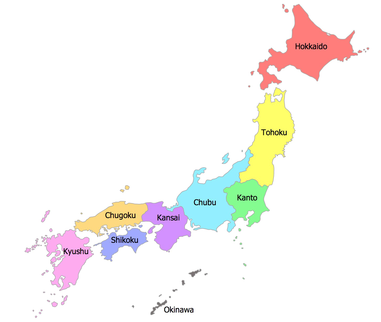 Japan Map HD HQ Image Free PNG PNG Image