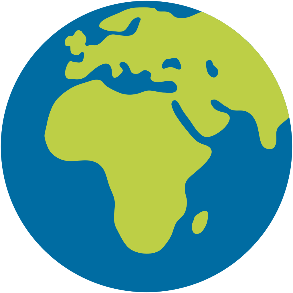 World Globe Google Earth Emoji Free Frame PNG Image