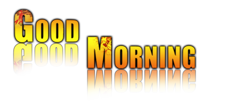 Good Morning Transparent PNG Image