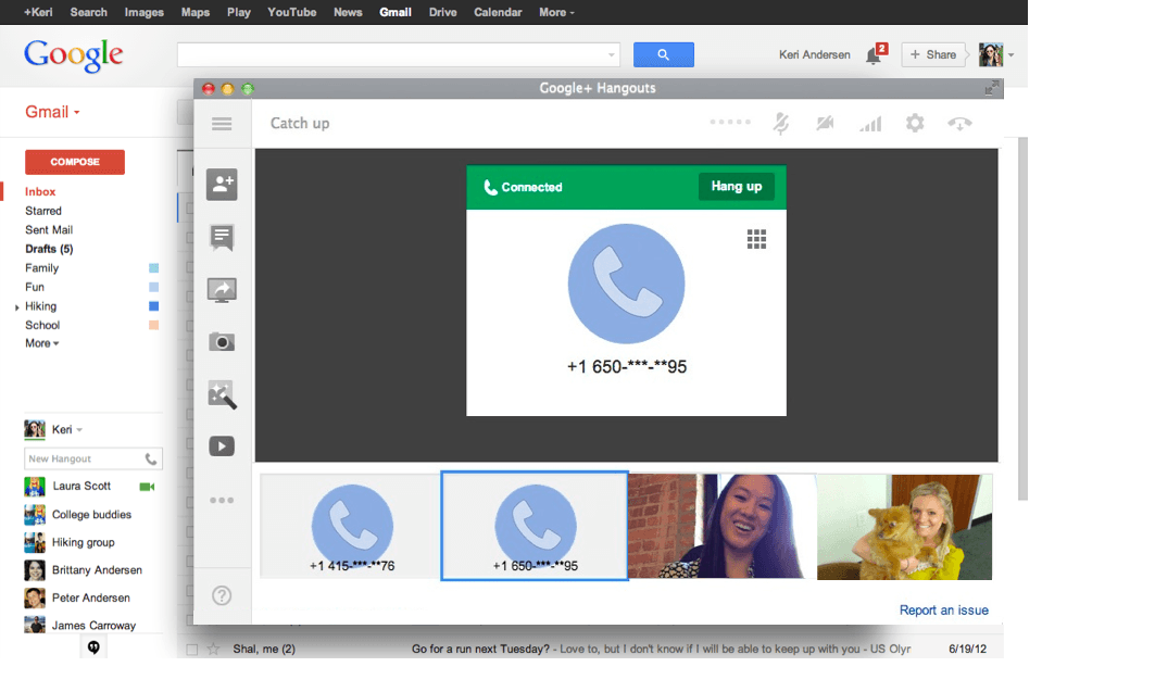 Voice Google Call Telephone Hangouts Free HD Image PNG Image