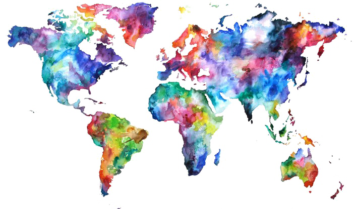 Abstract World Map Download Free HD Image PNG Image