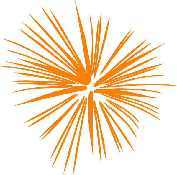 Symmetry Point Fireworks Computer Orange Icons PNG Image