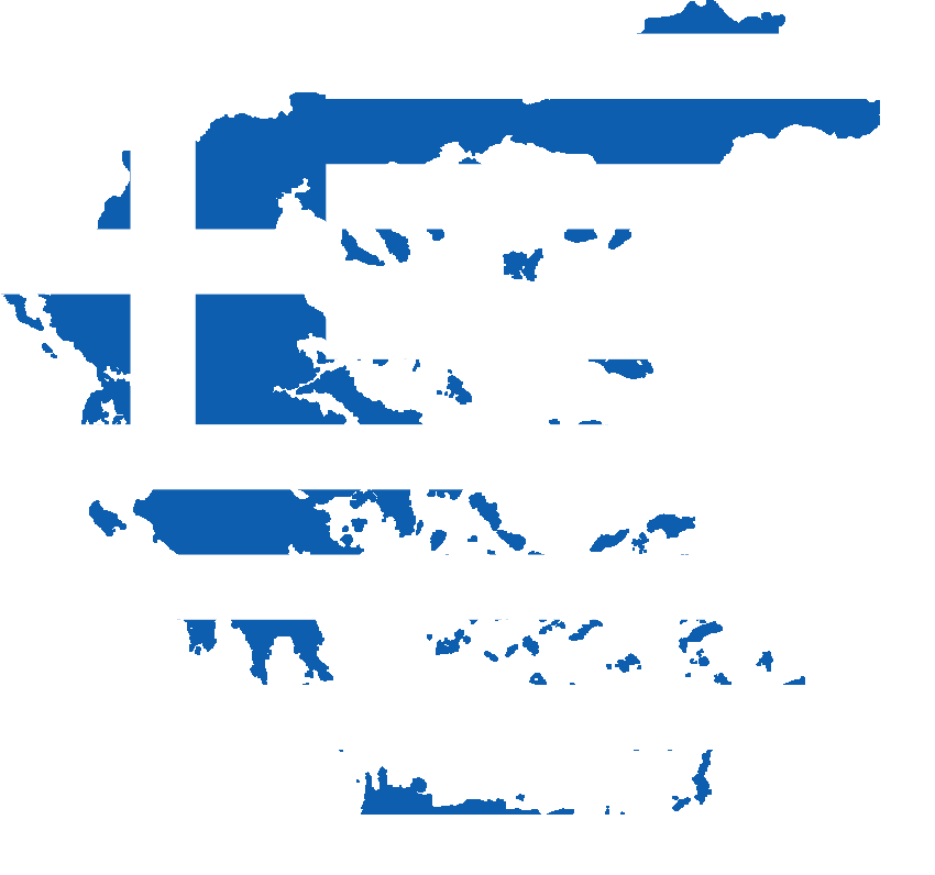 Blue Map Greece Free PNG HQ PNG Image