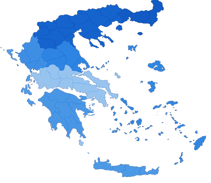 Blue Map Greece HD Image Free PNG Image