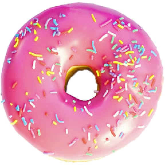Pink Donut Image Free Clipart HQ PNG Image
