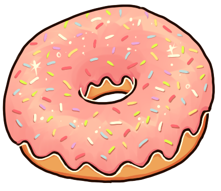 Pink Donut Photos Download HD PNG PNG Image