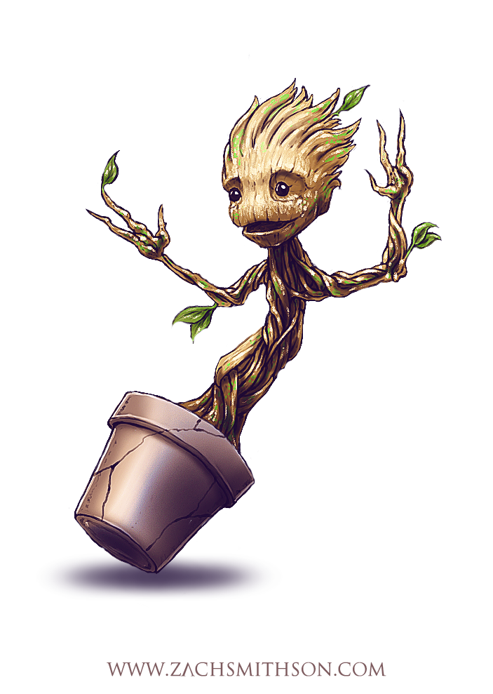Baby Groot Free Download PNG Image