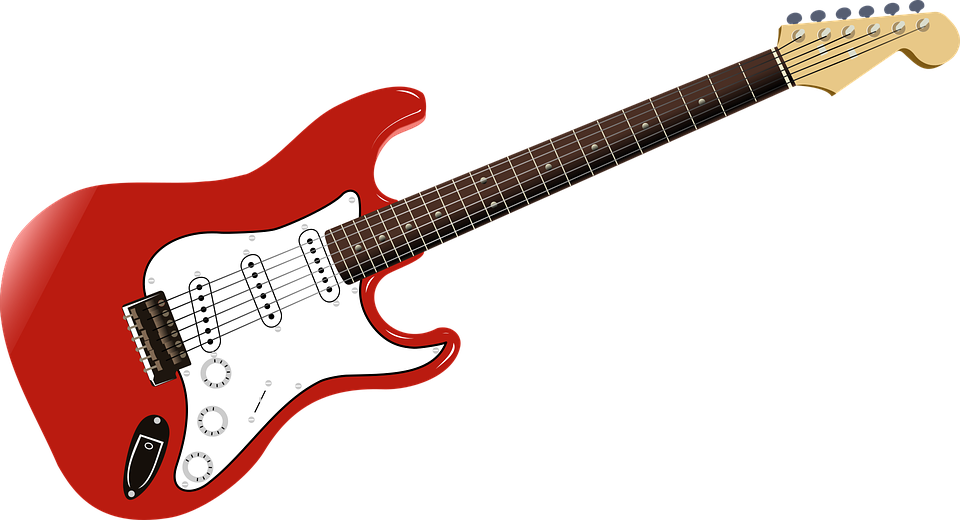 Guitar Vector Electric Red Free Download Image PNG Image