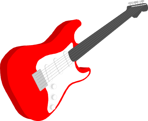 Guitar Vector Electric Red PNG Download Free PNG Image