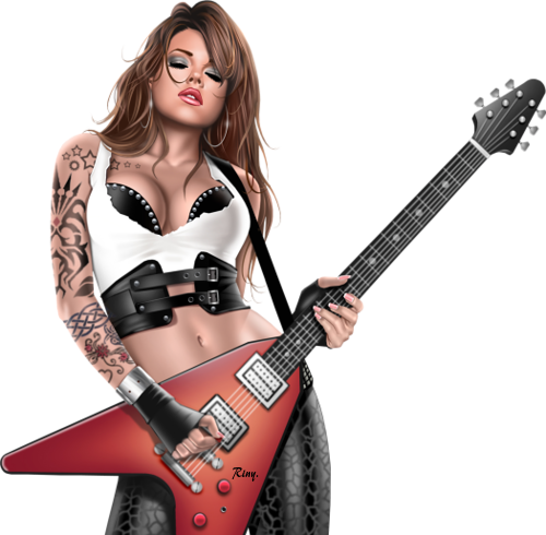 Guitar Acoustic Girl Free Download PNG HQ PNG Image