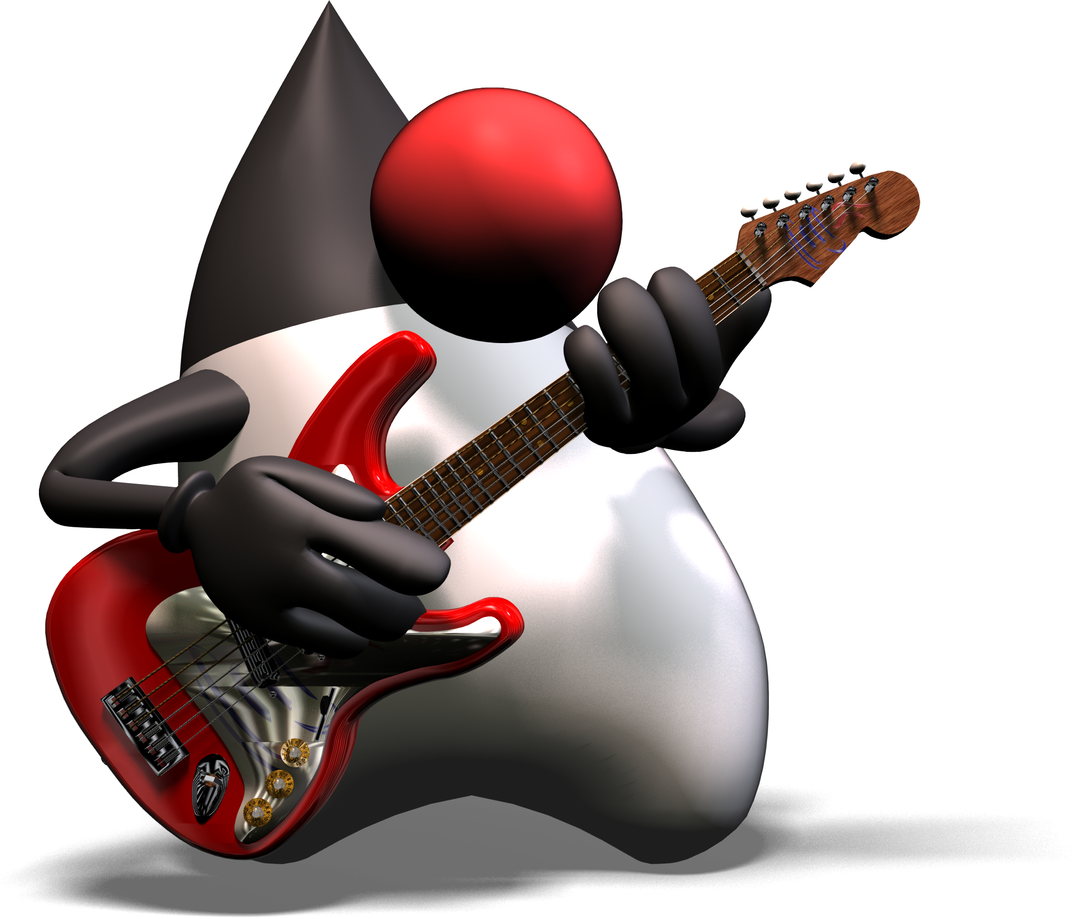 Guitar Red Rock Download HD PNG Image