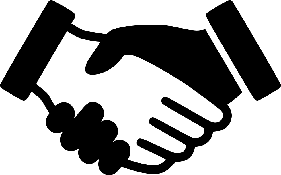Shake Silhouette Hand PNG Image High Quality PNG Image