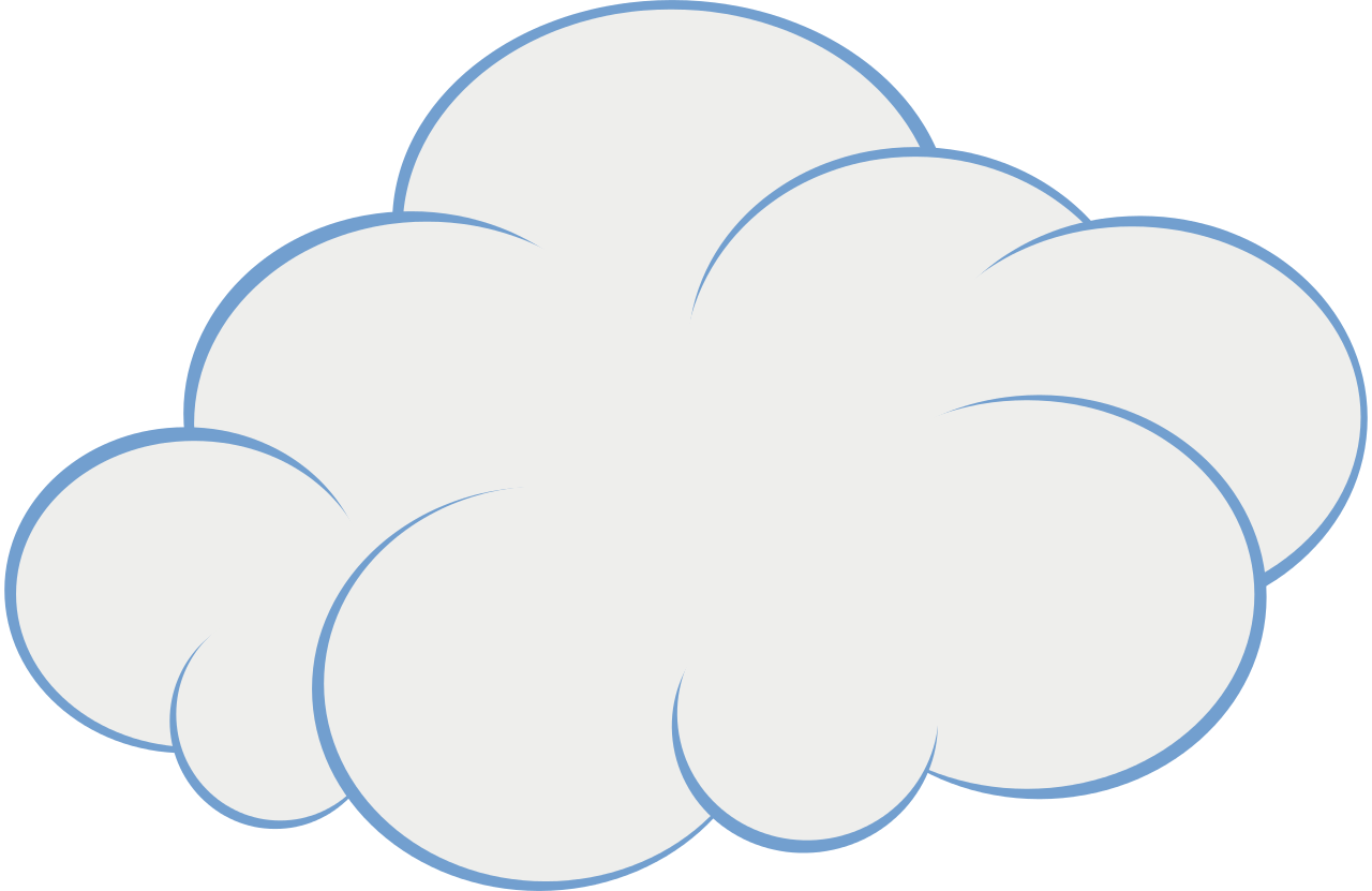 Blue Animation Cartoon Cloud Area PNG Image High Quality PNG Image