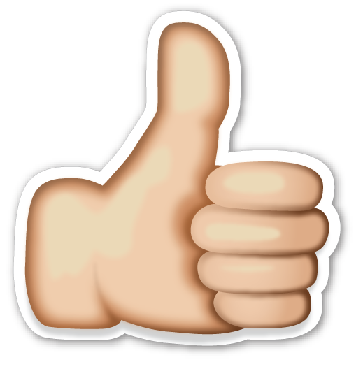 Hand Emoji Clipart PNG Image
