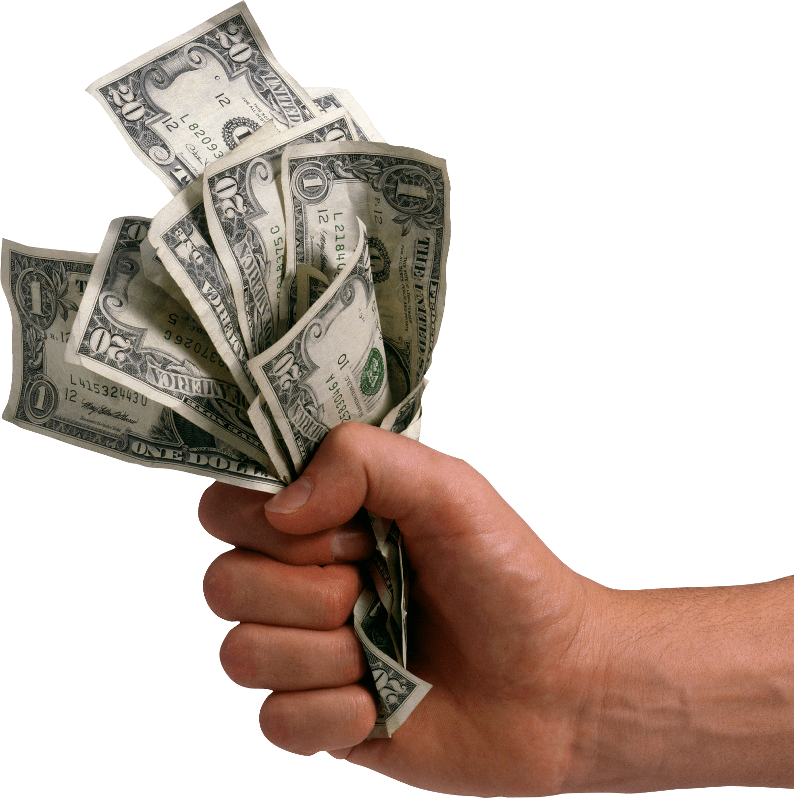 Money In Hand Png Image Dollars In Hands PNG Image
