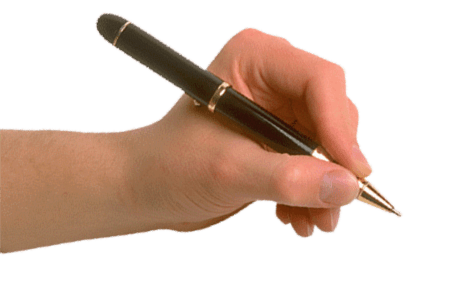 Pen In Hand Hands Png Hand Image  PNG Image