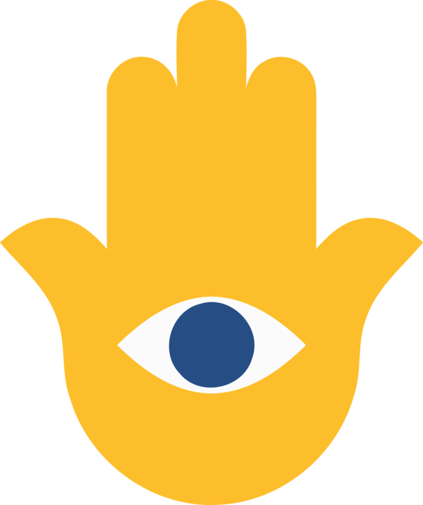 Hanukkah Yellow Symbol Logo For Happy Background PNG Image