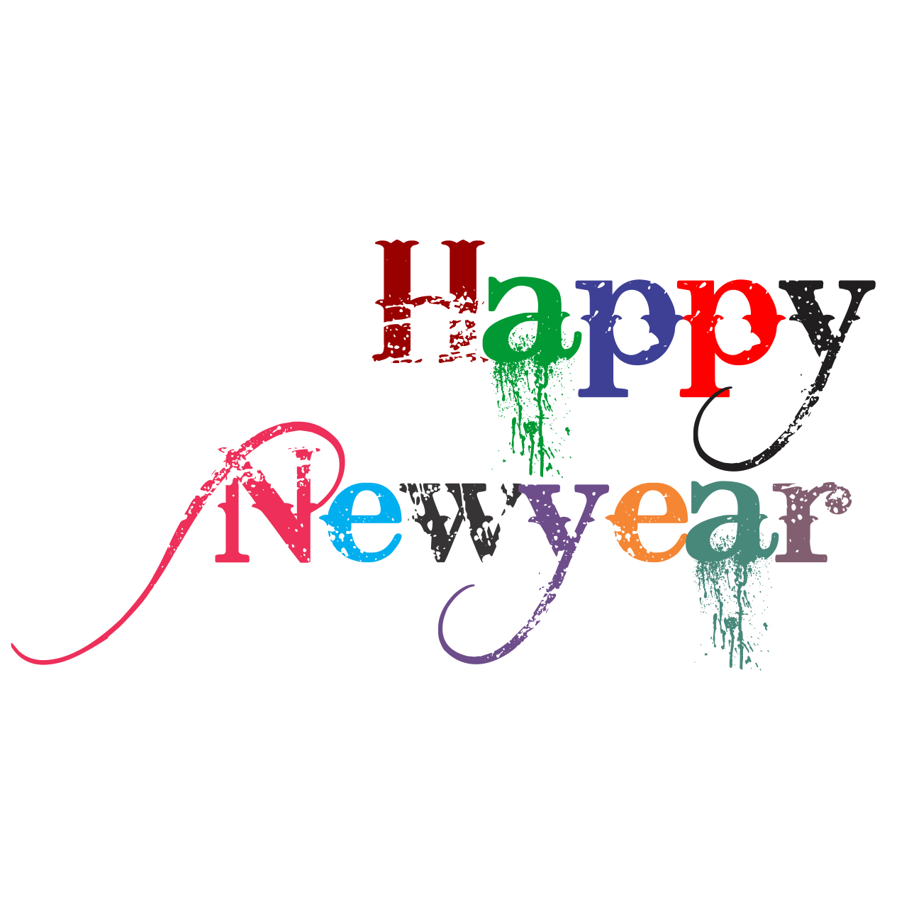 Happy New Year Png Hd PNG Image
