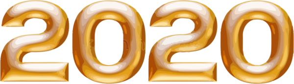 New Year Number Font Symbol For Happy 2020 Gifts PNG Image