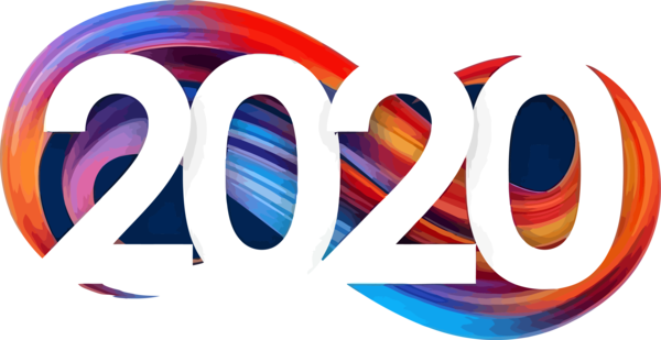 New Year Text Font Line For Happy 2020 Events Near Me PNG Image