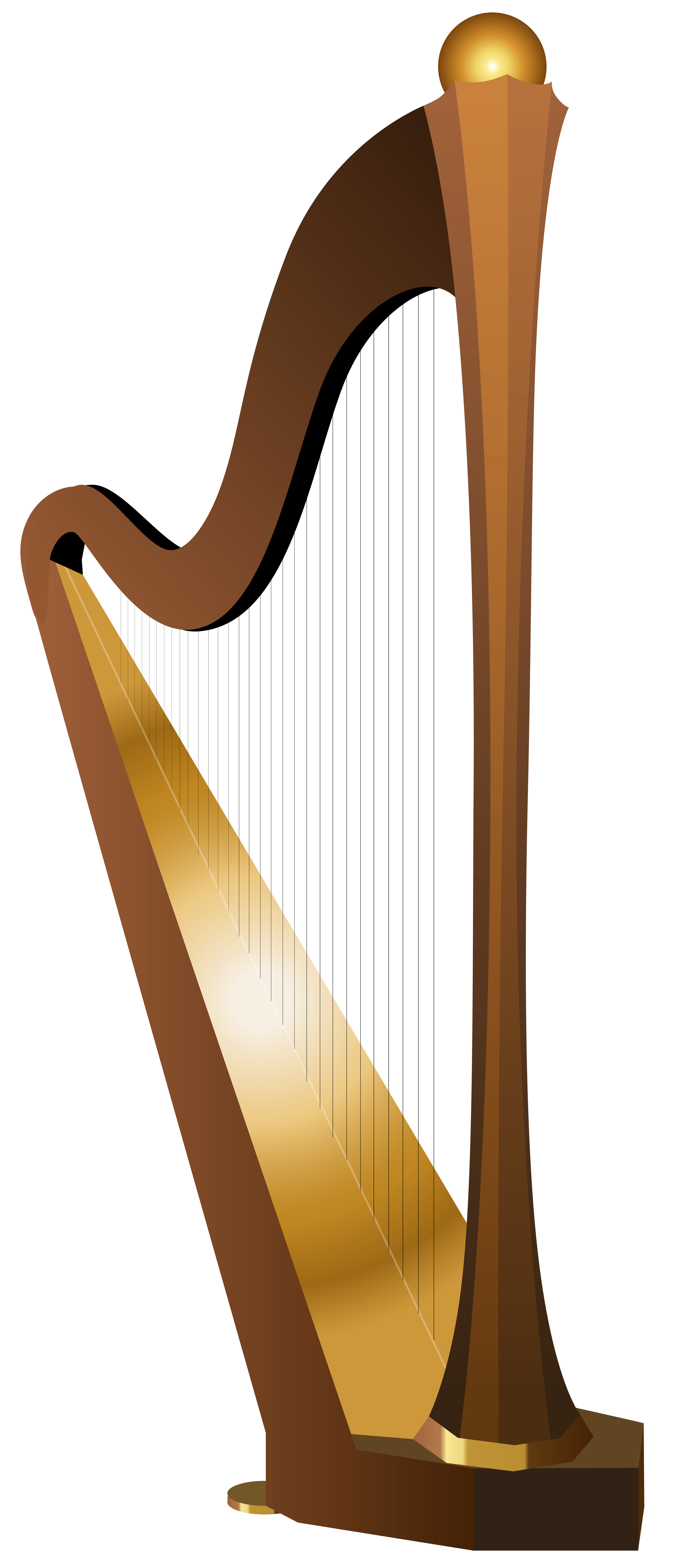 Harp Transparent Image PNG Image