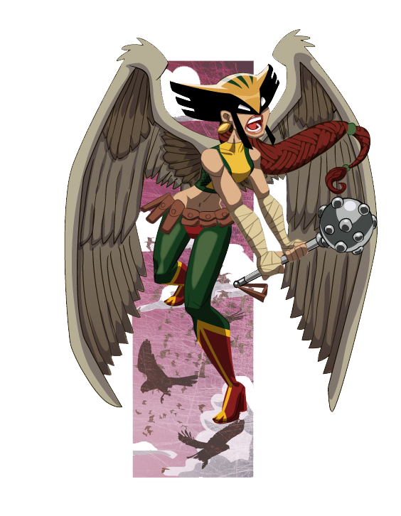 Hawkgirl Transparent PNG Image