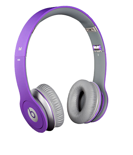 Purple Beats By Dr. Dre Headphones PNG Image