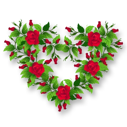 Rose Heart PNG Download Free PNG Image