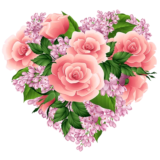 Rose Picture Heart HQ Image Free PNG Image