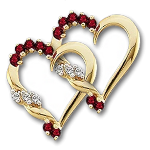 Hearts Two Photos Free HQ Image PNG Image