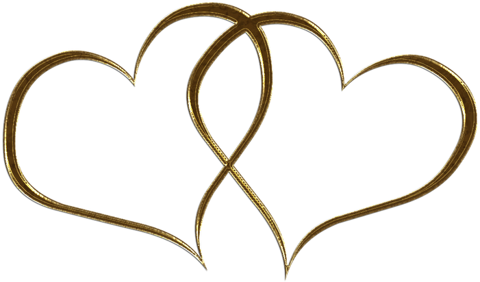 Heart Gold HD Image Free PNG Image
