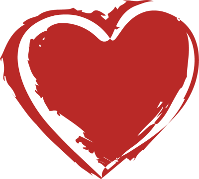 Red Heart Clipart PNG Image