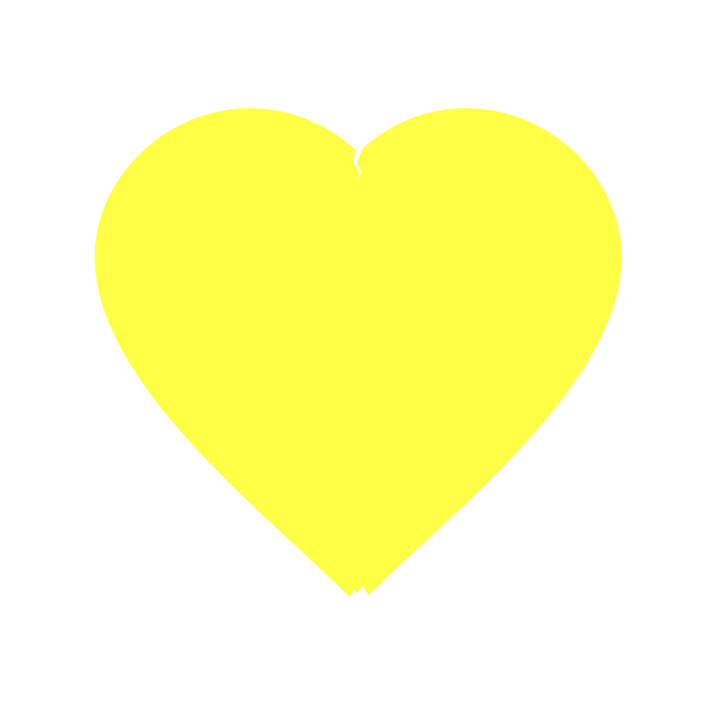 Yellow Heart File PNG Image