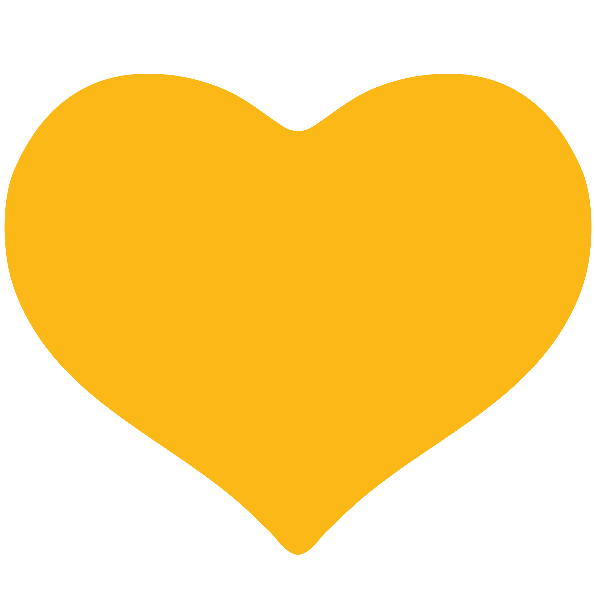 Yellow Heart Clipart PNG Image