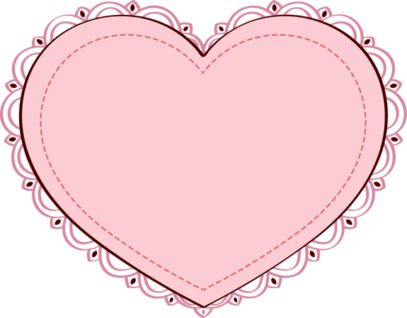 Pink Heart Clipart PNG Image