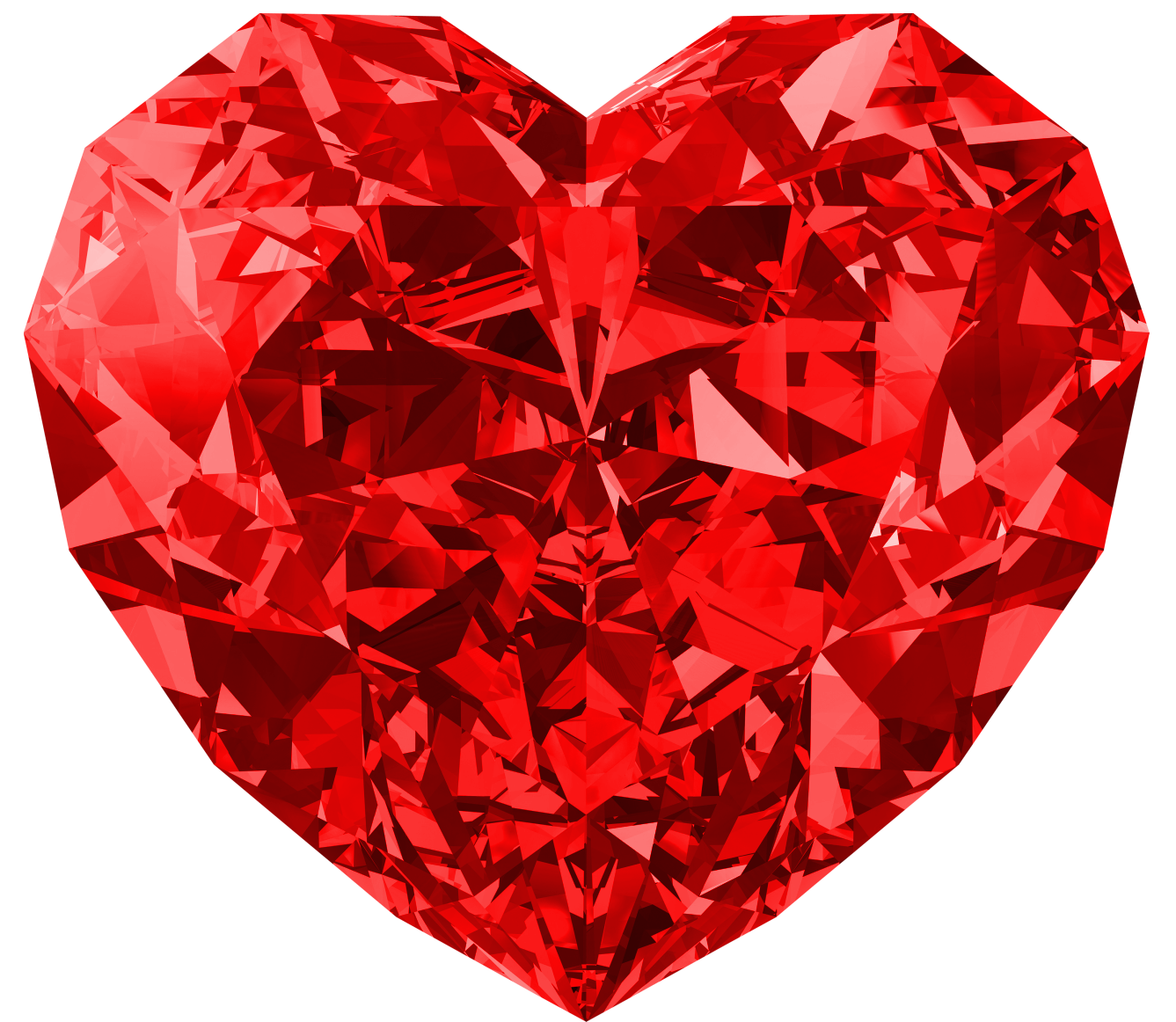 Red Heart Photos PNG Image