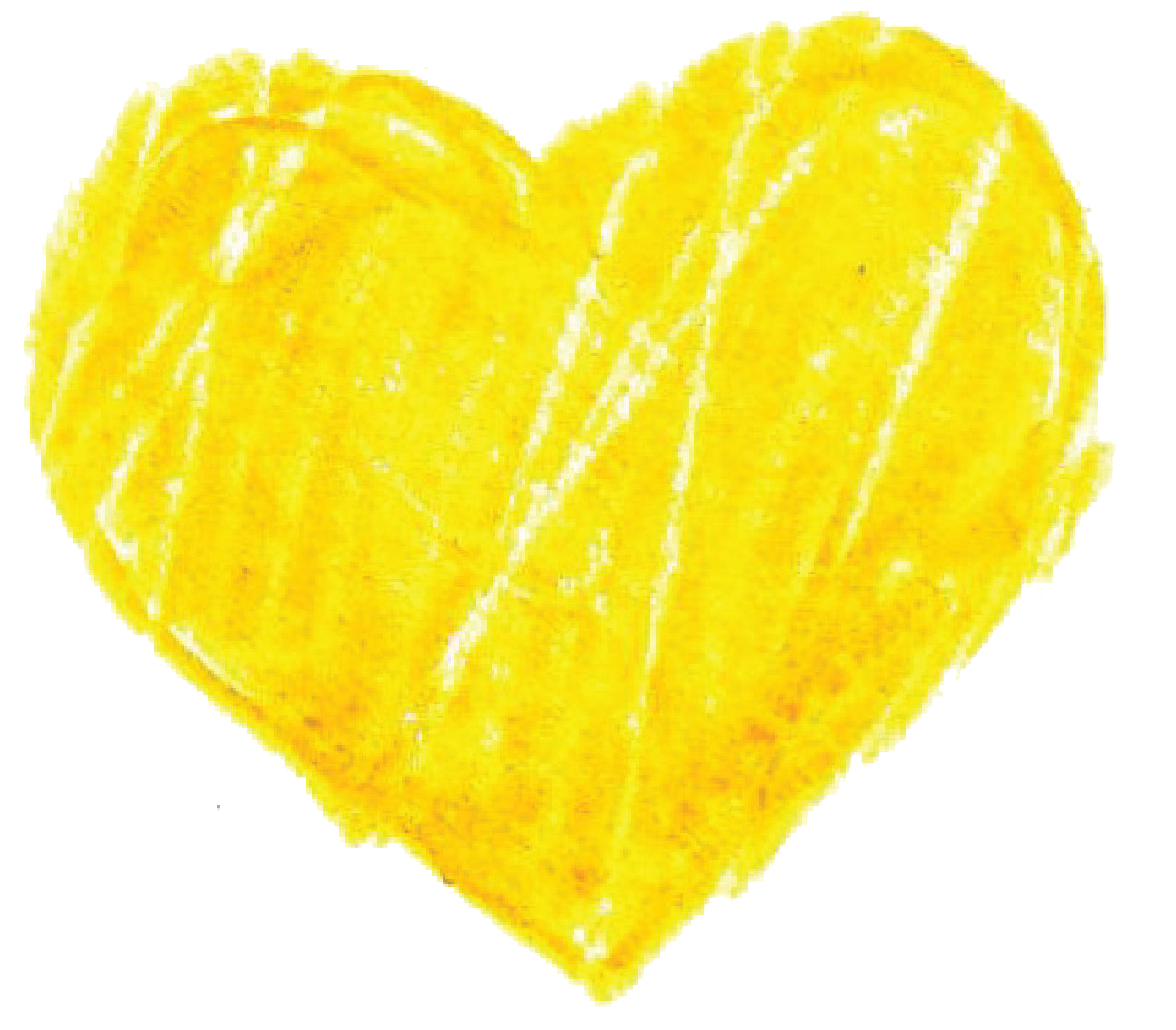Yellow Heart PNG Image