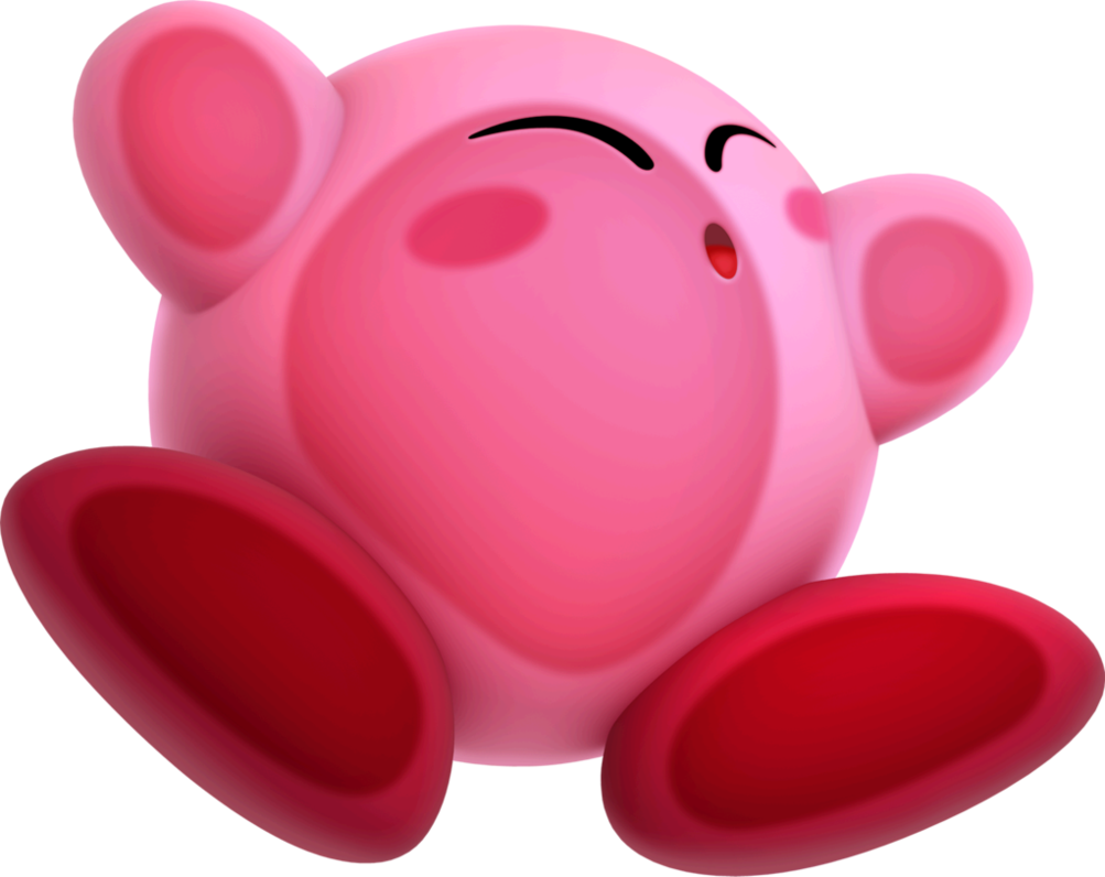 Pink Heart Star Kirby Robobot Yarn Planet PNG Image