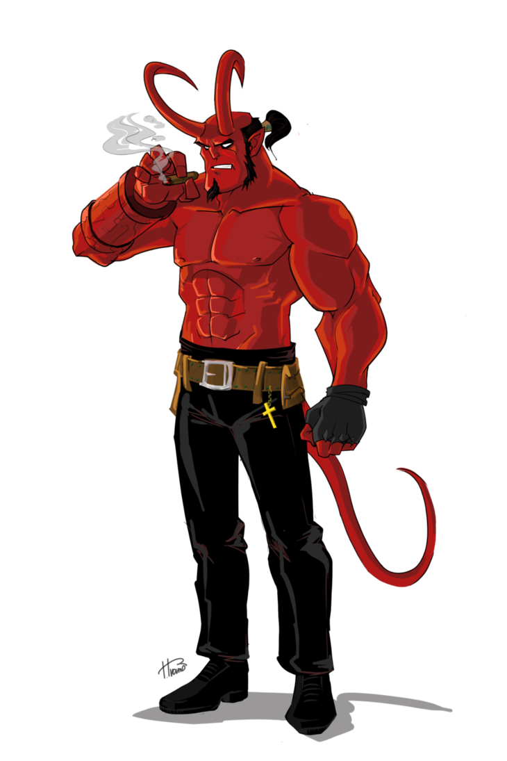 Hellboy Transparent Background PNG Image