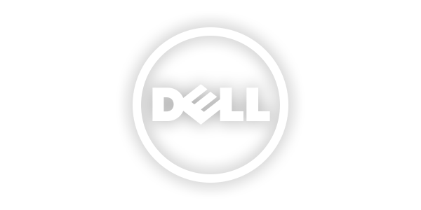 Dell Logo 3D White Png PNG Image