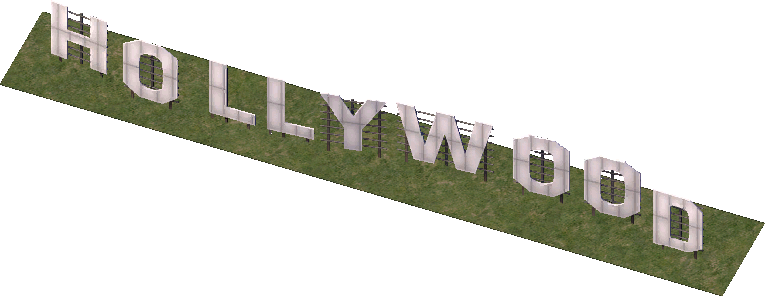 Hollywood Sign Image PNG Image