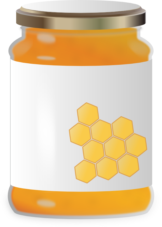 Honey Jar Clip Art PNG Image