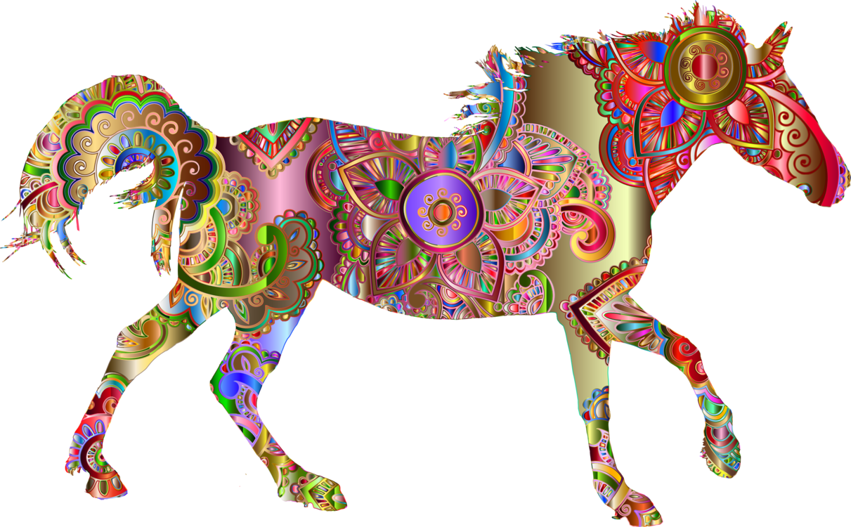 Running Horse Morgan Free Clipart HD PNG Image