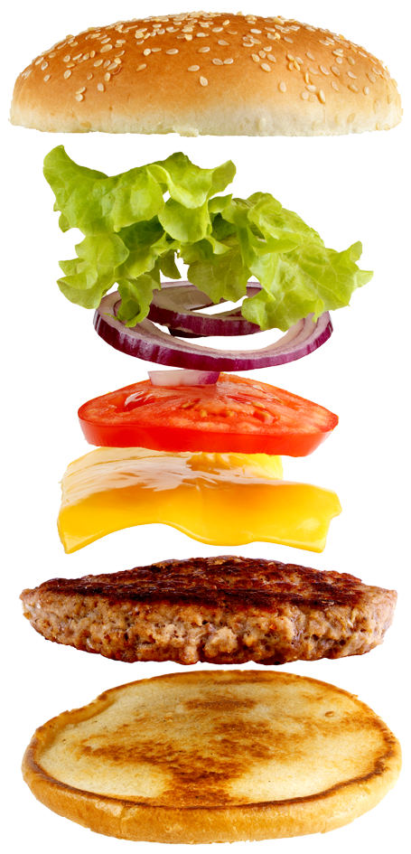 King Hamburger Food Fries Fizzy Fast Burger PNG Image