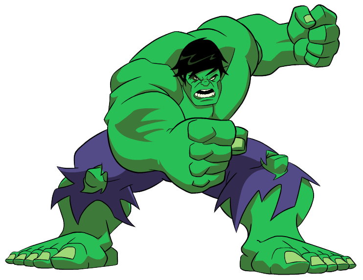 Captain Superhero Hulk Iron Art America Man PNG Image