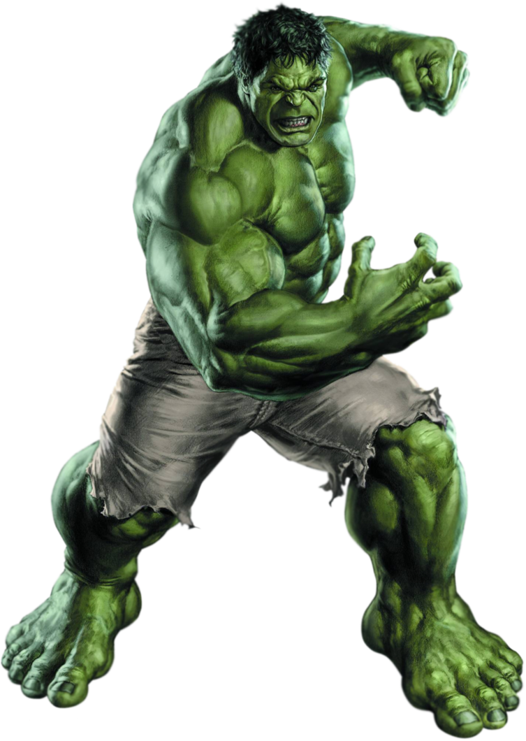 Hulk Superhero Universe Character Fictional Figurine Cinematic PNG Image